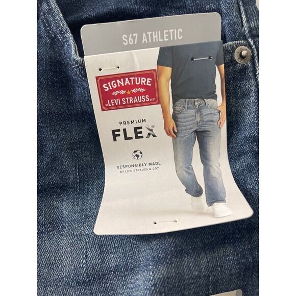 Signature “Levi Strauss & Co” S 67 Athletic Jeans Size 29 x 30 - Picture 3 of 11